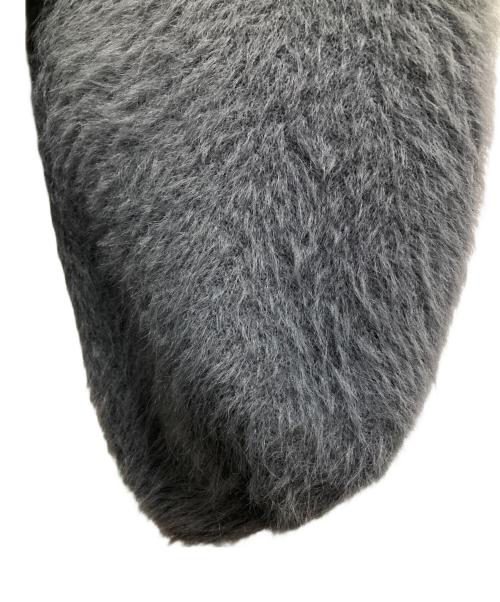 le.ema（エマ）Le.ema (エマ) モヘヤタッチリラックスカーディガン グレー サイズ:Fの古着・服飾アイテム