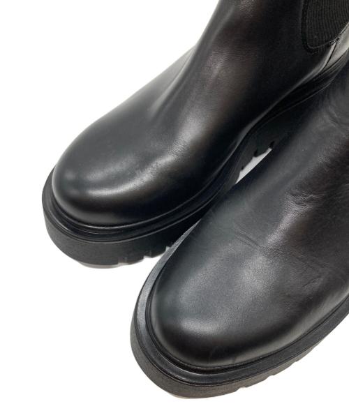 CORSO ROMA 9（コルソローマノーヴェ）CORSO ROMA 9 (コルソローマノーヴェ) サイドゴアブーツ ブラック サイズ:36の古着・服飾アイテム