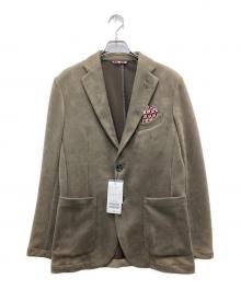 G-Stage（ジーステージ）の古着「ヌバック調ジャージージャケット」｜ブラウン