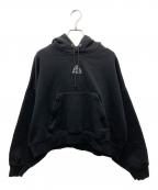 NIKE ACGナイキエーシージー）の古着「TF TUFF FLEECE L/S HOODIE/ティーエフ タフ フリース ロングスリーブ フーディ」｜ブラック