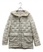 AIGLEエーグル）の古着「ドゥリキルティングフーデッドコート」｜ホワイト