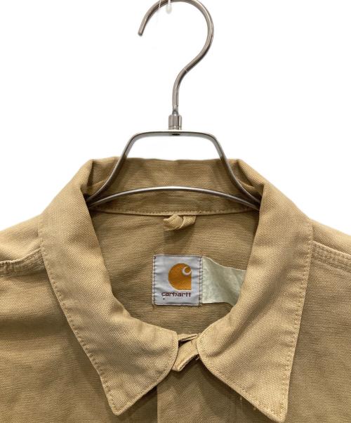 CarHartt（カーハート）CarHartt (カーハート) ダックトラッカージャケット ベージュ サイズ:印字消えの為、不明の古着・服飾アイテム