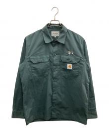 Carhartt WIP（カーハート ワークインプログレス）の古着「L/S MASTER SHIRT」｜グリーン