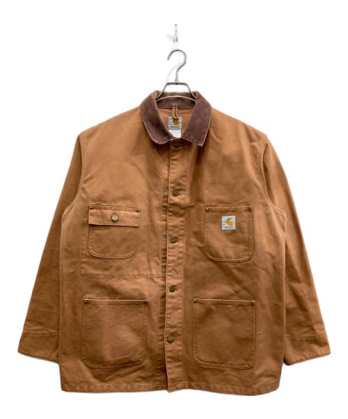 CarHartt（カーハート）CarHartt (カーハート) ダックカバーオール ブラウン サイズ:XLの古着・服飾アイテム