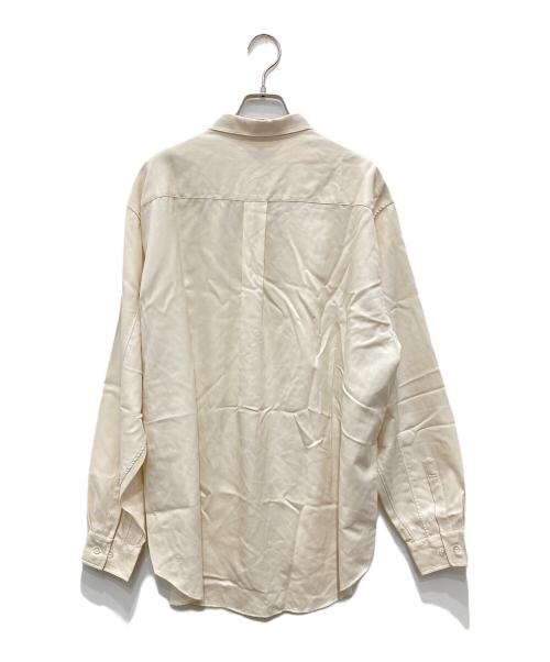 mb（エムビー）mb (エムビー) ハイエンド尾州ウールシャツ ベージュ サイズ:Lの古着・服飾アイテム