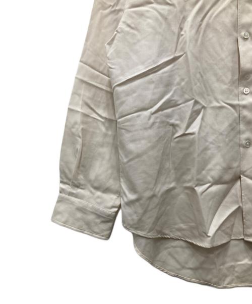 mb（エムビー）mb (エムビー) ハイエンド尾州ウールシャツ ベージュ サイズ:Lの古着・服飾アイテム