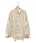 mb（エムビー）の古着「ハイエンド尾州ウールシャツ」｜ベージュ