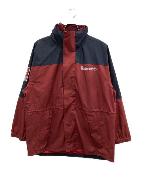 Timberland（ティンバーランド）Timberland (ティンバーランド) 90's ベストライナー付マウンテンパーカー ネイビー×レッド サイズ:38の古着・服飾アイテム
