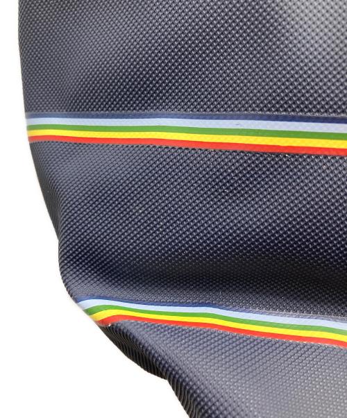 LACOSTE（ラコステ）LACOSTE (ラコステ) コンセプトシーズナル ボーダートートバッグ ネイビーの古着・服飾アイテム