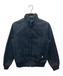 BROOKS BROTHERS（ブルックスブラザーズ）の古着「ジップジャケット」｜ネイビー×グリーン