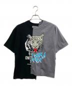 Onitsuka Tigerオニツカタイガー）の古着「GRAPHIC TEE/グラフィックティー」｜グレー×ブラック