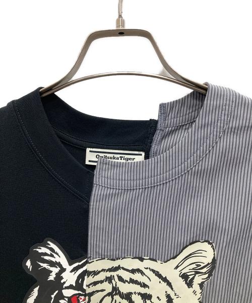 Onitsuka Tiger（オニツカタイガー）Onitsuka Tiger (オニツカタイガー) GRAPHIC TEE/グラフィックティー グレー×ブラック サイズ:44の古着・服飾アイテム