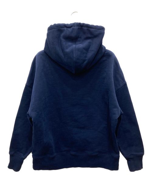 AMI Alexandre Mattiussi（アミアレクサンドルマテュッシ）AMI Alexandre Mattiussi (アミアレクサンドルマテュッシ) PARIS FRANCE HOODIE/パリス・フランス・フーディー ネイビー サイズ:XSの古着・服飾アイテム