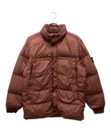 STONE ISLAND（ストーンアイランド）の古着「GARMENT DYED CRINKLE REPS NY DOWN/ダウンジャケット」｜ブラウン