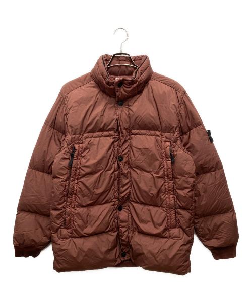 STONE ISLAND（ストーンアイランド）STONE ISLAND (ストーンアイランド) GARMENT DYED CRINKLE REPS NY DOWN/ダウンジャケット ブラウン サイズ:XLの古着・服飾アイテム