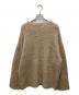 CLANE (クラネ) BOAT NECK MOHAIR OVER KNIT TOPS/ボートネック モヘア オーバー ニット トップス ベージュ サイズ:2：5000円