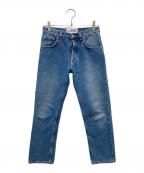 LOEWEロエベ）の古着「FLOWER EMBROIDERY JEANS/フラワーエンブロイダリージーンズ」｜インディゴ