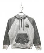 A BATHING APEアベイシングエイプ）の古着「Half Zip Pullover Hoodie/ハーフジッププルオーバーフーディー」｜ホワイト×グレー