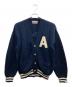 A BATHING APE（アベイシングエイプ）の古着「COLLEGE CARDIGAN/カレッジカーディガン」｜ネイビー
