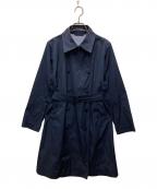 me ISSEY MIYAKEミーイッセイ ミヤケ）の古着「ポリトレンチコート」｜ネイビー