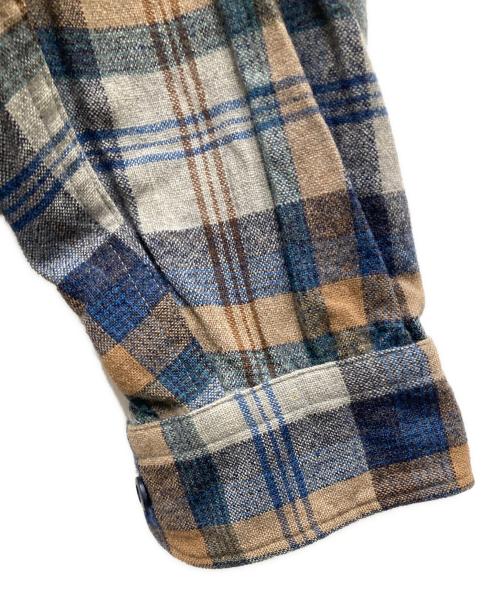PENDLETON（ペンドルトン）PENDLETON (ペンドルトン) 70’s ウールチェックシャツ マルチカラー サイズ:15の古着・服飾アイテム