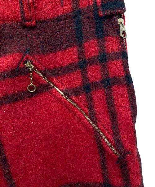 SOO WOOL（スー ウール）SOO WOOL (スー ウール) 50's～60’s ハンティングパンツ レッド サイズ:Fの古着・服飾アイテム