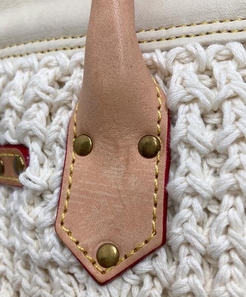 muku（ムク）MUKU (ムク) SS muku NATURAL/ハンドバッグ ホワイトの古着・服飾アイテム