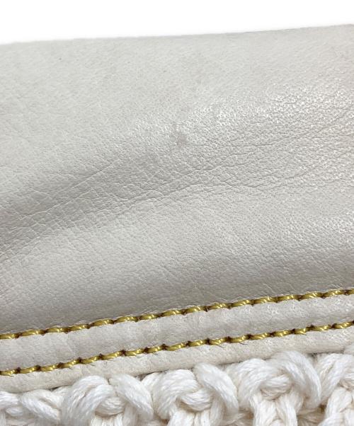 muku（ムク）MUKU (ムク) SS muku NATURAL/ハンドバッグ ホワイトの古着・服飾アイテム