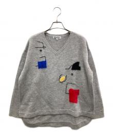 studio picone（スタジオ ピッコーネ）の古着「ニット」｜グレー