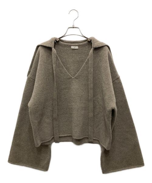 PROTAGONIST（プロタゴニスト）PROTAGONIST (プロタゴニスト) セーラーニット ベージュ サイズ:Fの古着・服飾アイテム