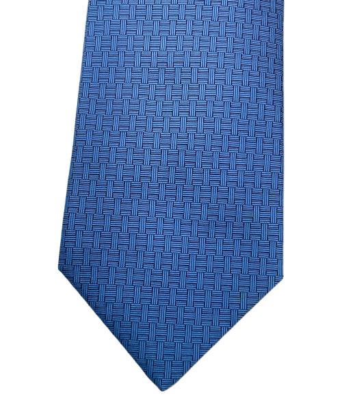 HERMES（エルメス）HERMES (エルメス) シルクネクタイ ブルー サイズ:Fの古着・服飾アイテム