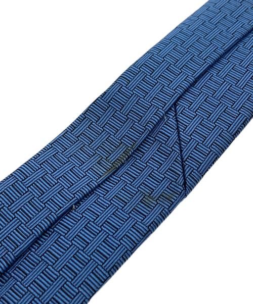 HERMES（エルメス）HERMES (エルメス) シルクネクタイ ブルー サイズ:Fの古着・服飾アイテム