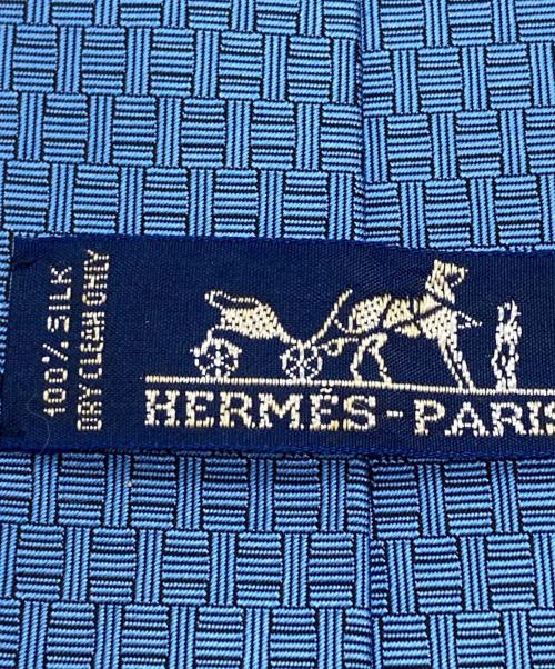 HERMES（エルメス）HERMES (エルメス) シルクネクタイ ブルー サイズ:Fの古着・服飾アイテム