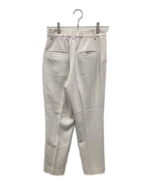 SOEJU（ソージュ）SOEJU (ソージュ) ストレッチファインタックパンツ ホワイト サイズ:Sの古着・服飾アイテム