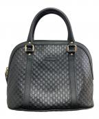 GUCCIグッチ）の古着「マイクログッチシマ 2wayバッグ」｜ブラック