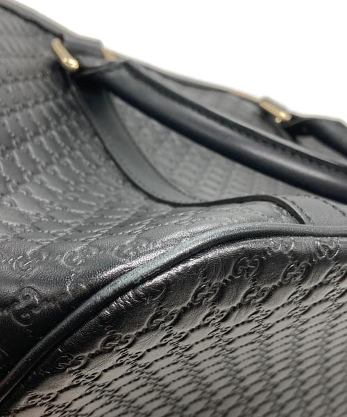 GUCCI（グッチ）GUCCI (グッチ) マイクログッチシマ 2wayバッグ ブラックの古着・服飾アイテム
