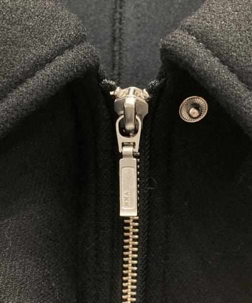 Droite lautreamont（ドロワットロートレアモン）Droite Lautreamont (ドロワットロートレアモン) ツイードギャバボンディングブルゾン ブラック サイズ:2の古着・服飾アイテム