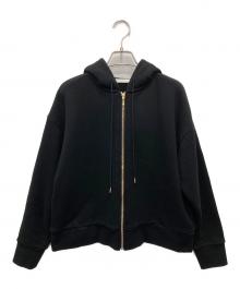 BEIGE（ベイジ）の古着「LOOP BACK / オーバサイズコットンパーカー」｜ブラック