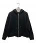 BEIGE（ベイジ）の古着「LOOP BACK / オーバサイズコットンパーカー」｜ブラック