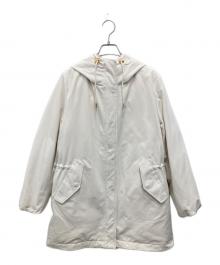 23区（ニジュウサンク）の古着「ミリタリーフーデッドダウンコート」｜ホワイト