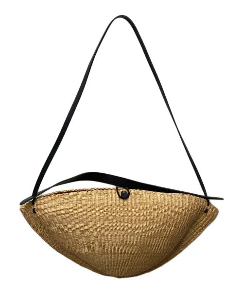 INES BRESSAND（イネスブレッサンド）INES BRESSAND (イネスブレッサンド) WALNUT バスケットバッグ/ウォルナット バスケットバッグ ベージュの古着・服飾アイテム