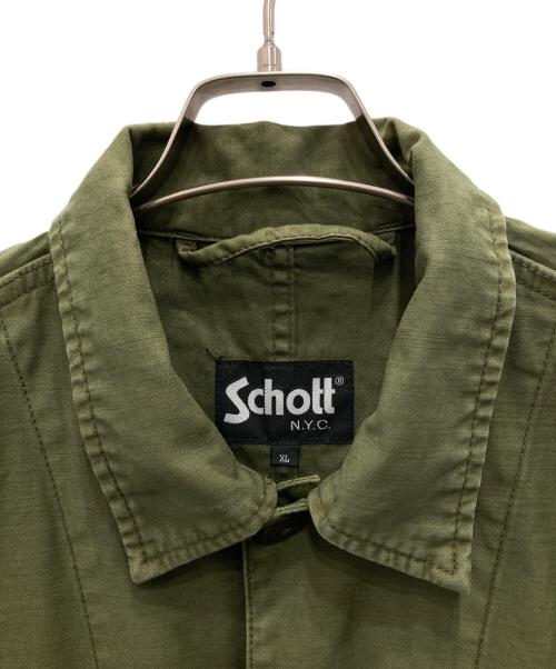 Schott（ショット）Schott (ショット) ミリタリージャケット カーキ サイズ:XLの古着・服飾アイテム