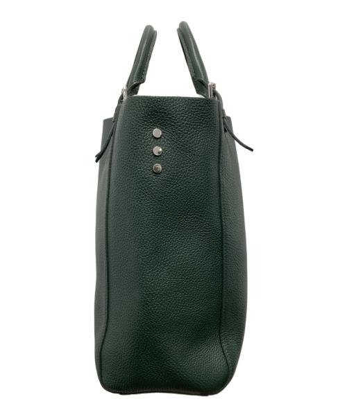 RIEMPIRE（リエンピーレ）RIEMPIRE (リエンピーレ) ALIDA TALL 2wayソフトレザー縦型ショルダーバッグ オリーブの古着・服飾アイテム