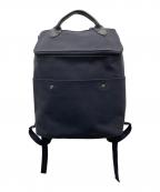 LONGCHAMPロンシャン）の古着「Gabin Canvas Backpack/ギャビン・キャンバス・バックパック」｜ネイビー