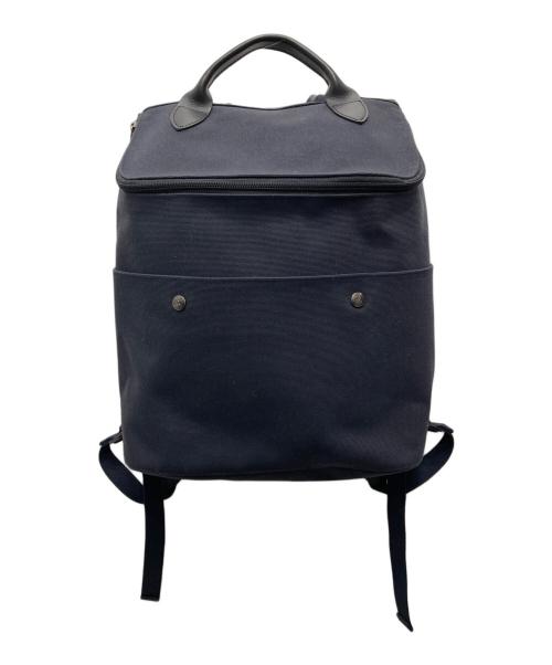 LONGCHAMP（ロンシャン）LONGCHAMP (ロンシャン) Gabin Canvas Backpack/ギャビン・キャンバス・バックパック ネイビーの古着・服飾アイテム