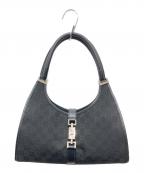 GUCCIグッチ）の古着「GGキャンバスジャッキーショルダーバッグ」｜ブラック