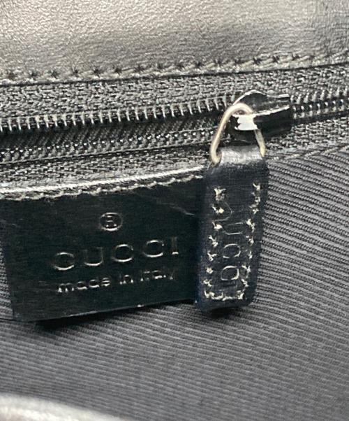 GUCCI（グッチ）GUCCI (グッチ) GGキャンバスジャッキーショルダーバッグ ブラックの古着・服飾アイテム