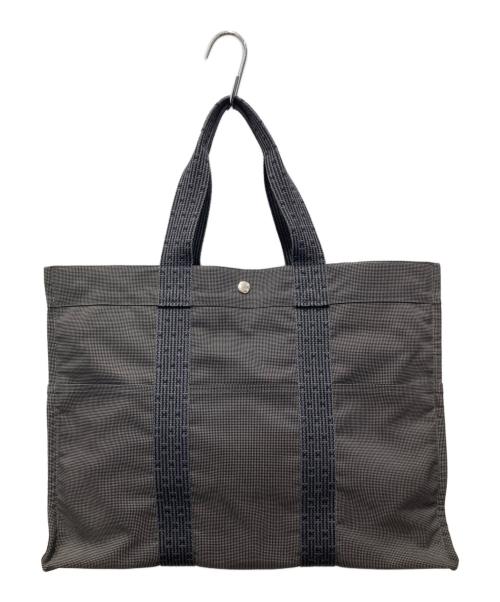 HERMES（エルメス）HERMES (エルメス) エールラインGM/ハンドバッグ グレーの古着・服飾アイテム