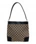 GUCCI（グッチ）の古着「GGキャンバスワンショルダーバッグ」｜ブラック×ベージュ