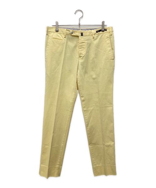 PT01（ピーティーゼロウーノ）PT01 (ピーティーゼロウーノ) スラックス イエロー サイズ:48の古着・服飾アイテム